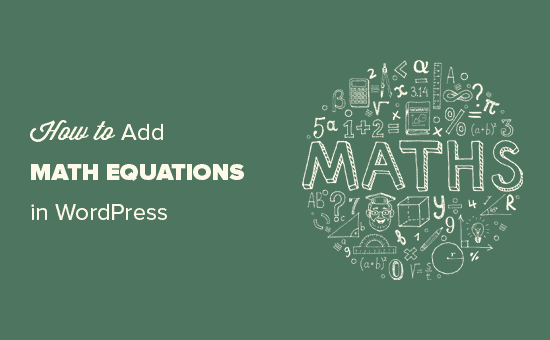 Writing math equations in WordPress