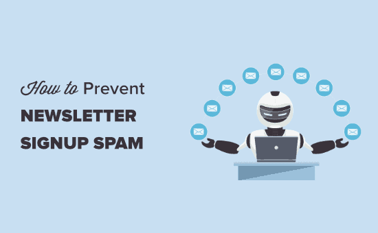 Prevenire lo spam di iscrizione alla newsletter in WordPress