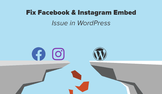 Risolvi il problema di Facebook e Instagram oEmbed in WordPress