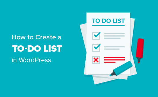 Creating a to do list in WordPress