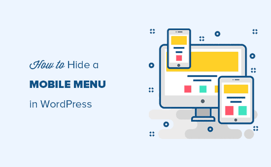 Nascondere un menu WordPress su dispositivo mobile