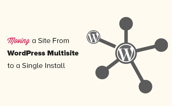 Suddivisione di un sito da WordPress multisito a installazione singola