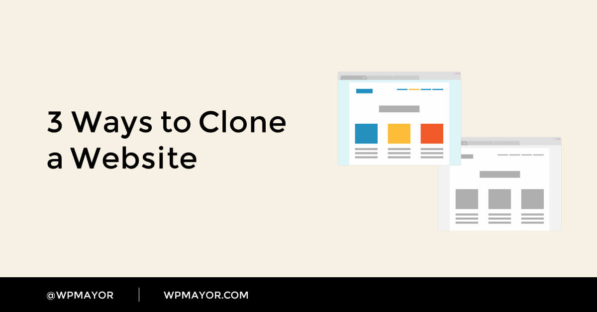3 modi per clonare un sito web