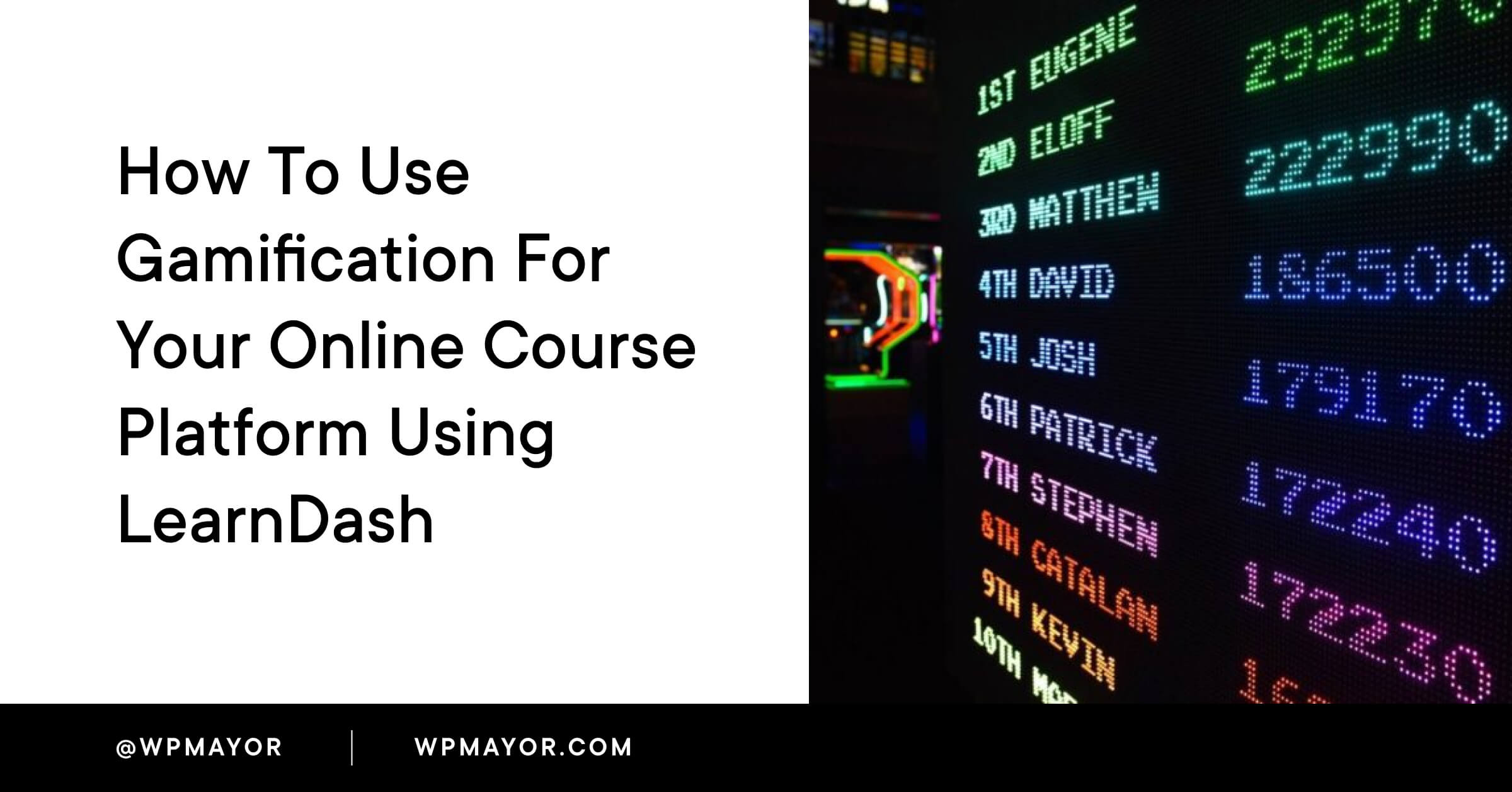 Come utilizzare la Gamification per il tuo corso online utilizzando LearnDash