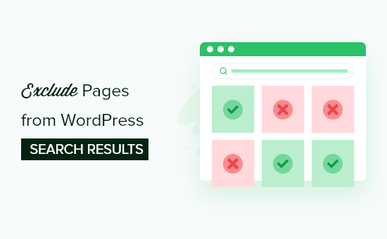 Come escludere pagine dai risultati di ricerca di WordPress (passo dopo passo)