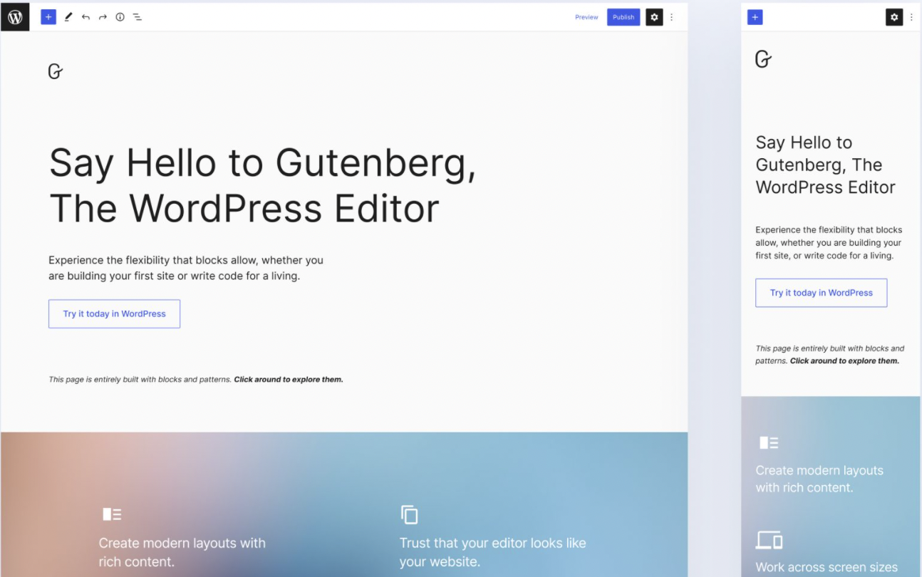 La pagina demo Gutenberg di WordPress sta per essere riprogettata – WP Tavern