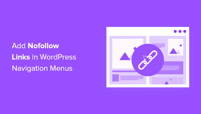 Come aggiungere link Nofollow nei menu di navigazione di WordPress