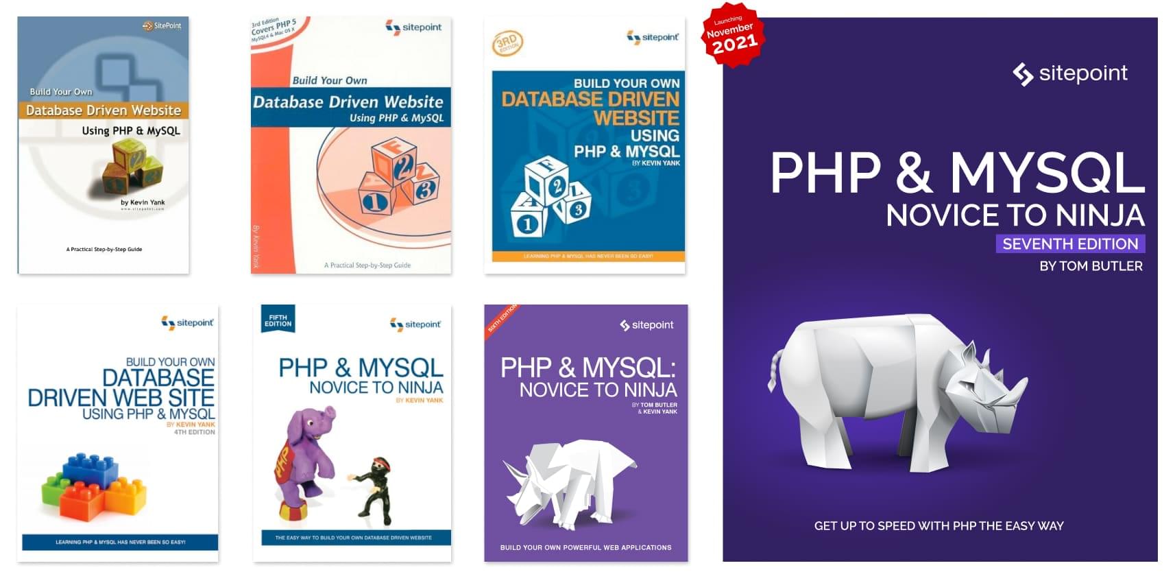 L'evoluzione del nostro libro PHP in 20 anni