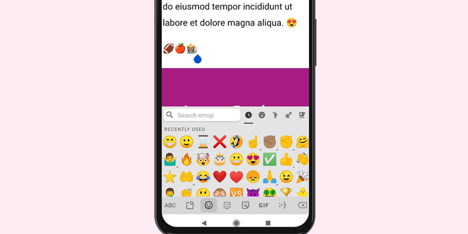 Tastiera Emoji Android