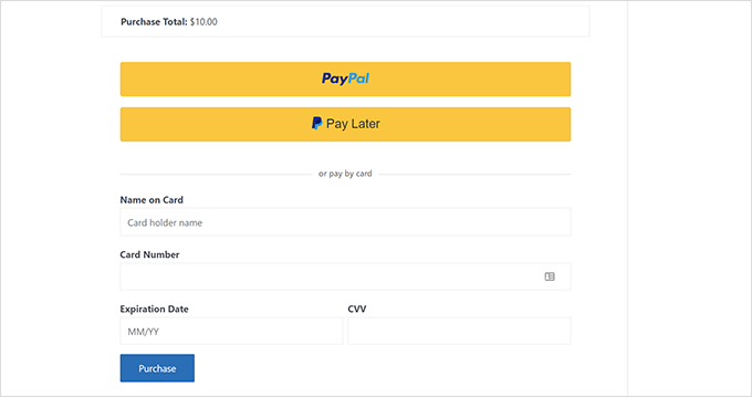 Pagamento PayPal Commerce in Easy Digital Downloads