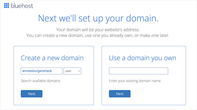 Scegliere un nome di dominio per il tuo sito di domande e risposte