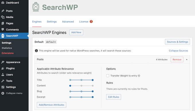 Come migliorare la ricerca di WordPress con SearchWP