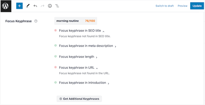 Una lista di controllo utilizzabile per migliorare la SEO