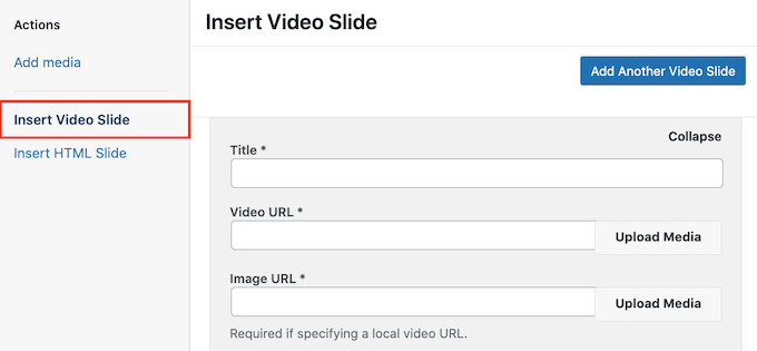 Aggiunta di video a uno slider WordPress reattivo