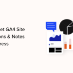 Come ottenere annotazioni e note del sito GA4 in WordPress