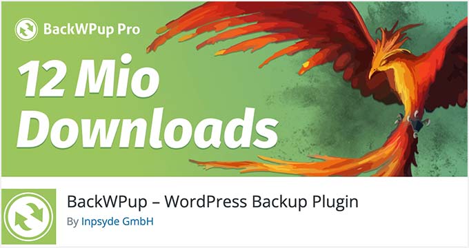 BackWPup plugin gratuito per il backup di WordPress