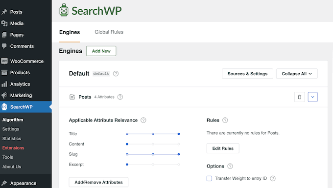 Il plugin di ricerca SearchWP per WordPress