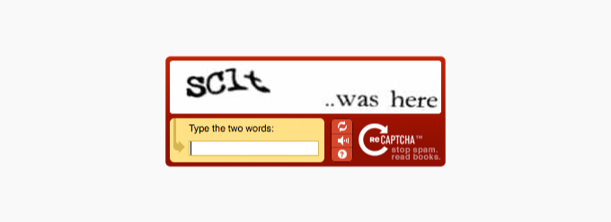 Recaptcha digitale