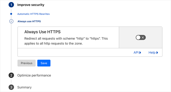 Utilizza sempre HTTPS