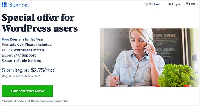 Offerta Bluehost per i lettori WPBeginner