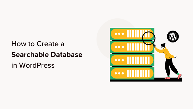 Crea un database ricercabile in WordPress