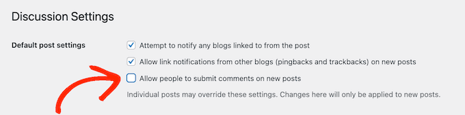 Disabilitare i commenti su un blog o sito Web WordPress