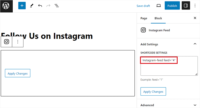 Adding a shoppable Instagram feed to a page or post