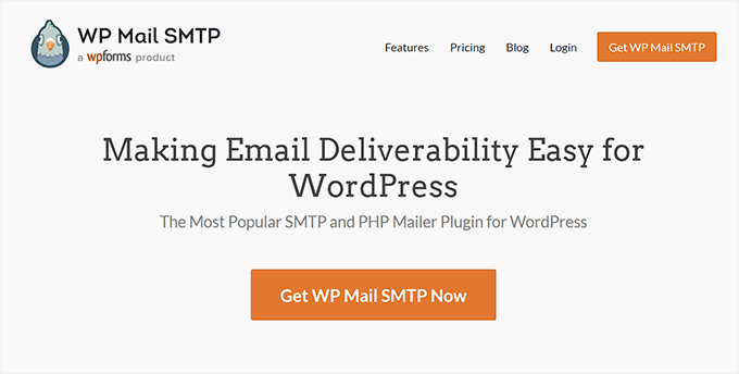 Sito Web SMTP di posta WP