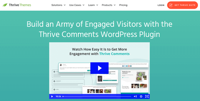 Il plugin Thrive Comments per WordPress