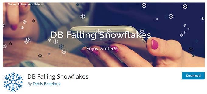 Plug-in DB Falling Snowflakes