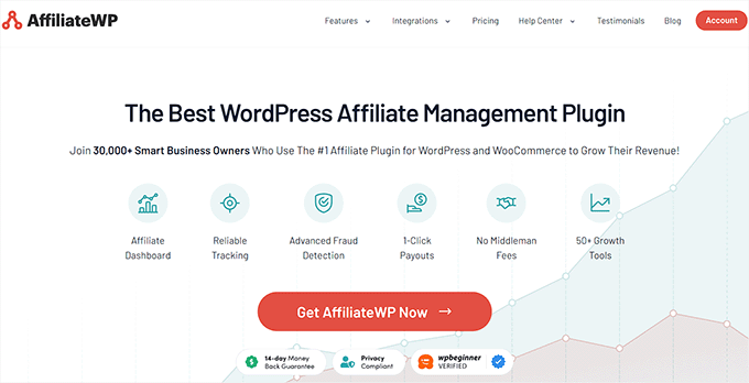 Sito web di affiliazioneWP