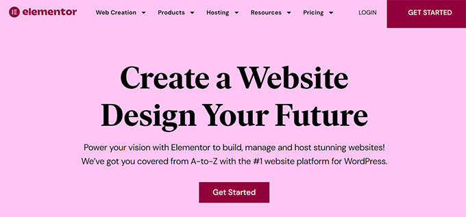 Sito web di Elementor