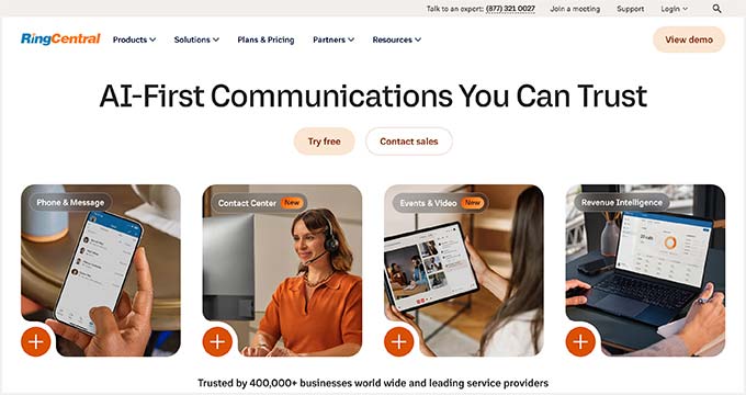 Servizio telefonico VoIP RingCentral