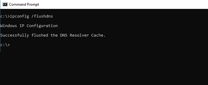 Svuota la cache DNS in Windows