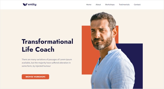 Il tema del life coaching di SeedProd