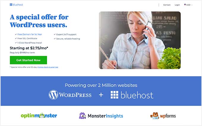 Offerta Bluehost per i lettori WPBeginner