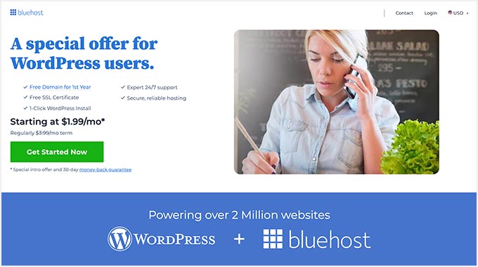 Offerta Bluehost per i lettori WPBeginner