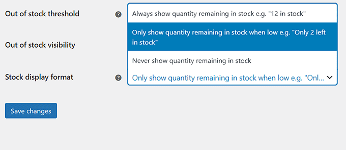 Configura il formato di visualizzazione delle azioni in base alle tue preferenze