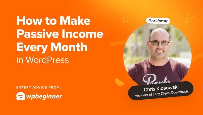 Come guadagnare K di reddito passivo ogni mese in WordPress