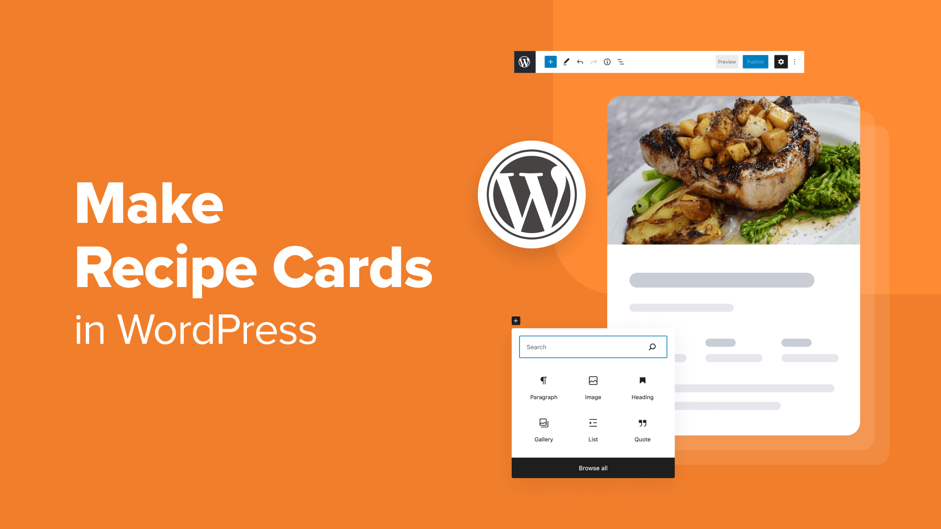 Come creare schede di ricette in WordPress (passo dopo passo)