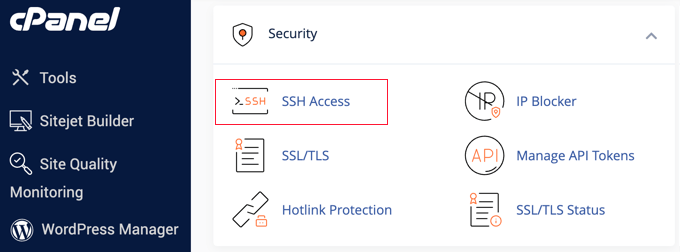 Abilitazione dell'accesso SSH su Bluehost