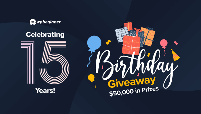 15° compleanno di WPBeginner