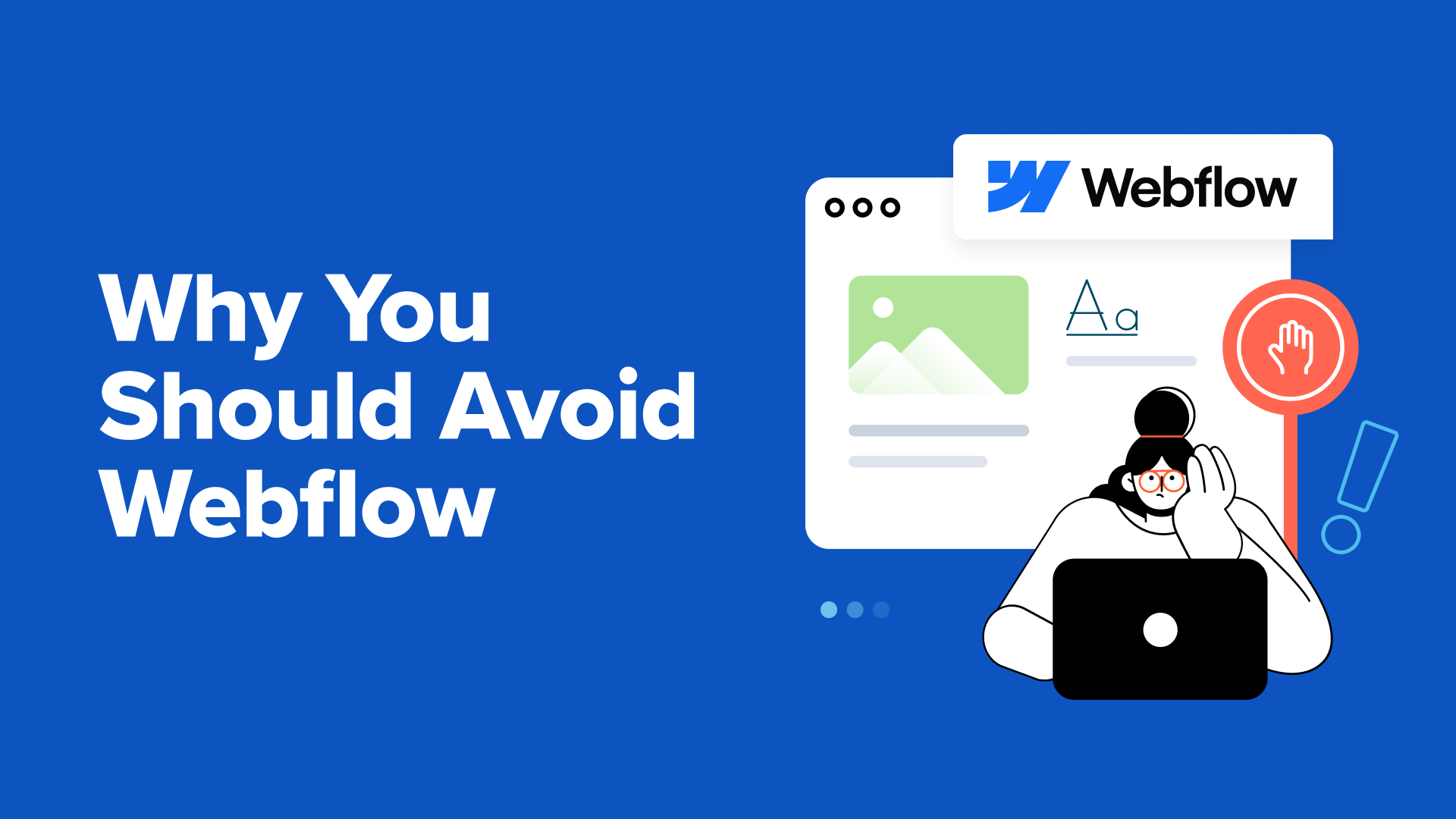 Perché dovresti evitare Webflow (+ usa questa alternativa)