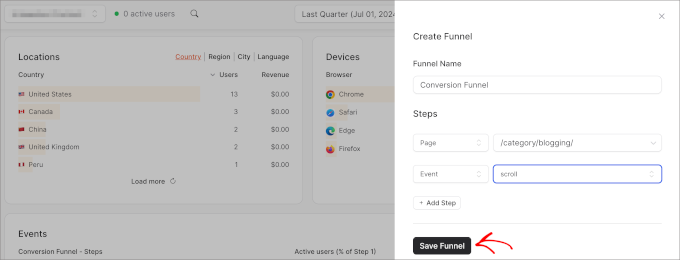 Imbuto personalizzato OnePageGA