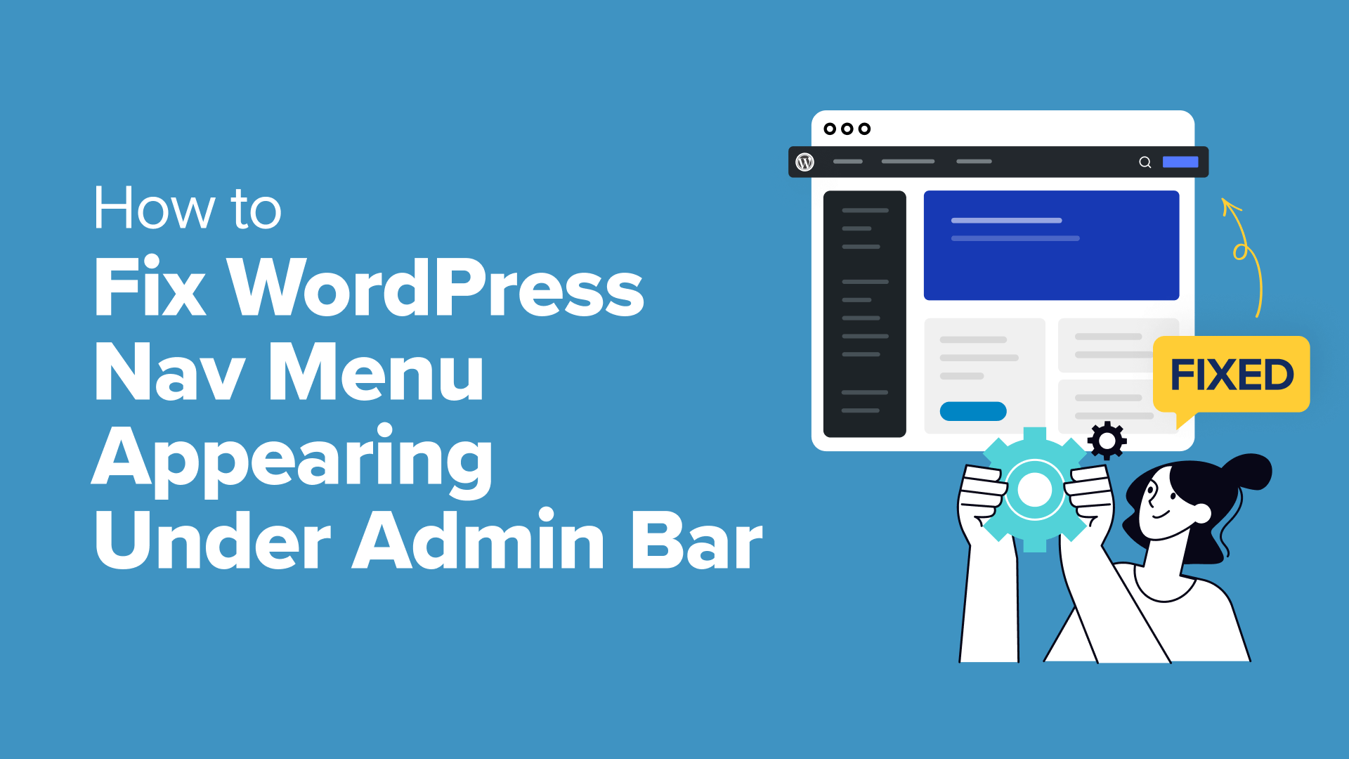 Come risolvere il menu di navigazione di WordPress visualizzato nella barra di amministrazione