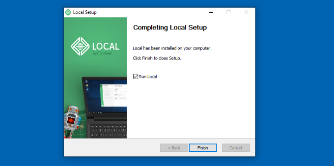 Esegui il software locale