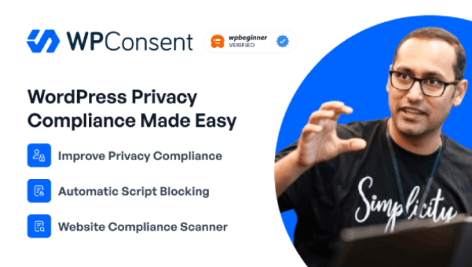 plug -in WPConsent Privacy Conformance